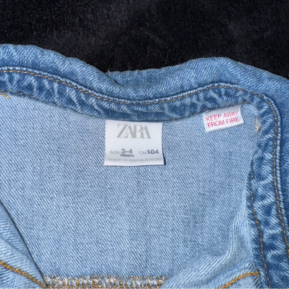 Zara Kids Blue Denim Jacket - Picture 4 of 5